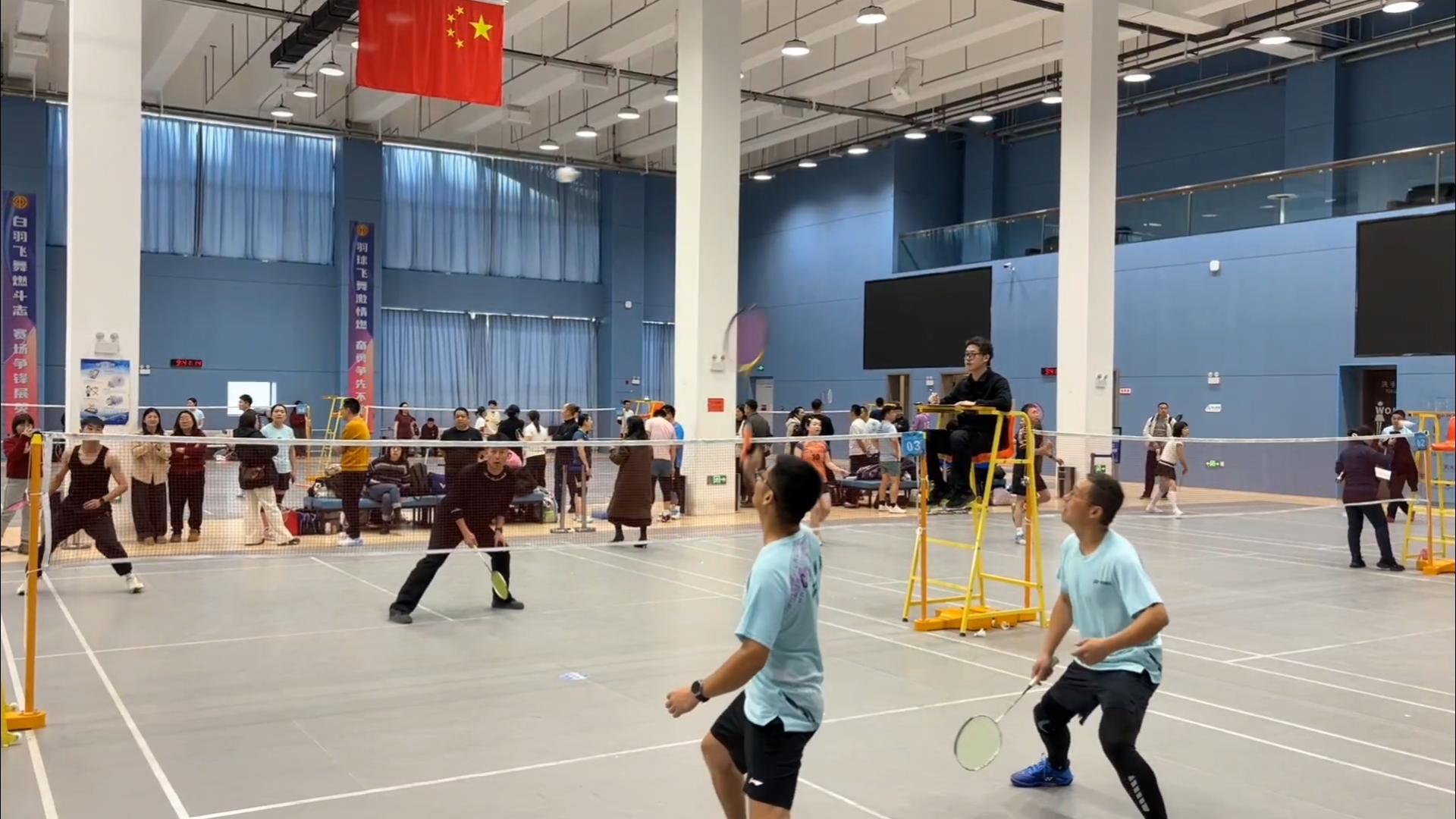 “羽”你同行 “乒”出精彩!康巴什区职工羽毛球、乒乓球比赛圆满成功图片 (1)